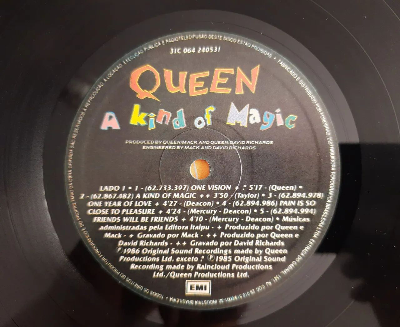 Lp Vinil Queen - A Kind Of Magic "1986". - Foto 4