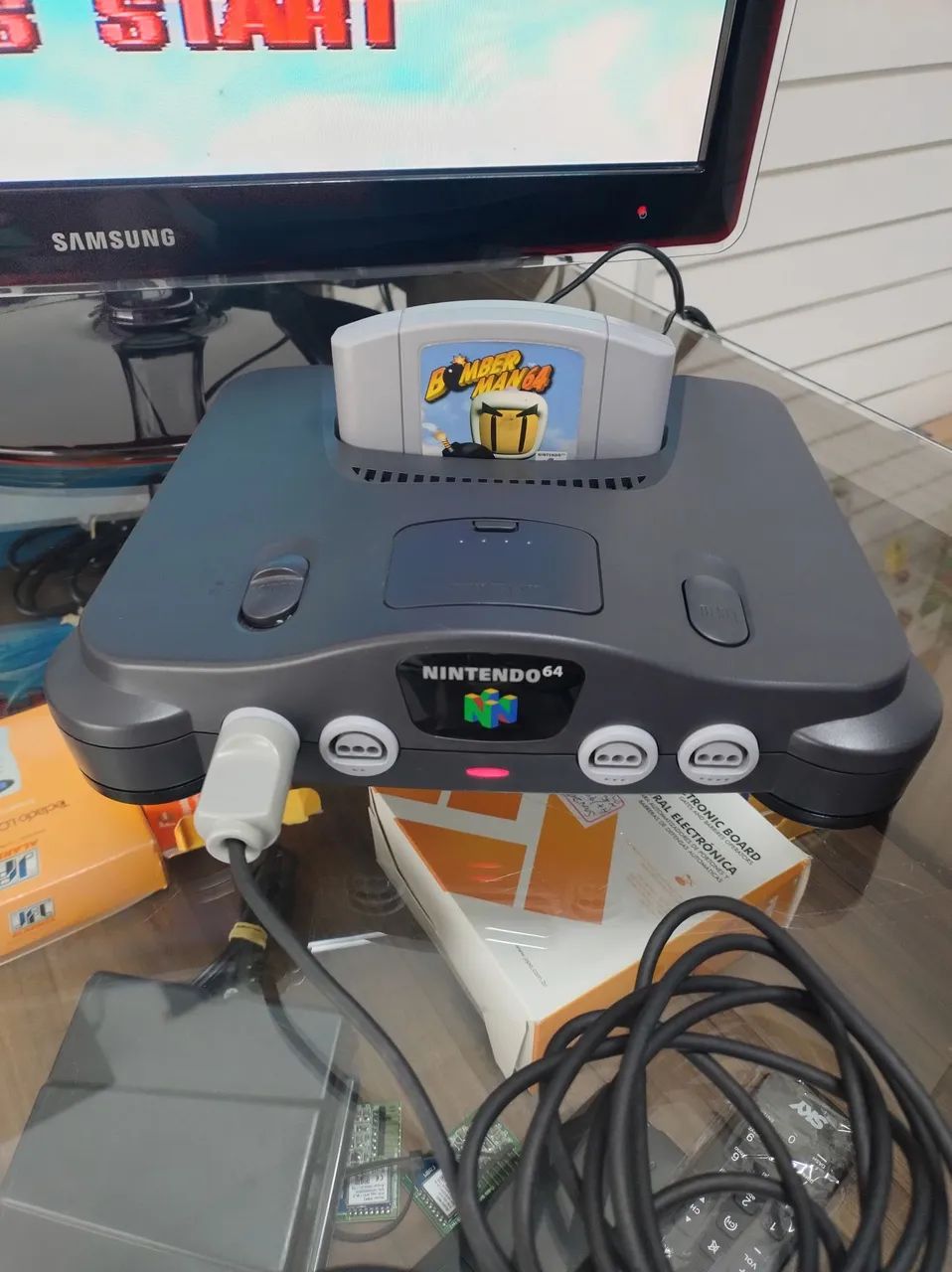 Nintendo 64 na maleta com serial batendo - Foto 2