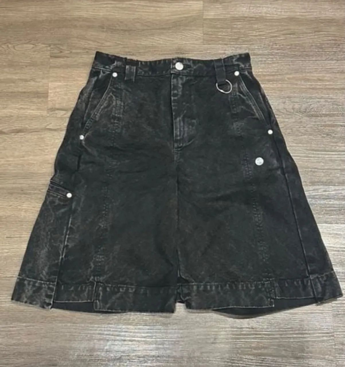 Bermuda jeans pace - preta
