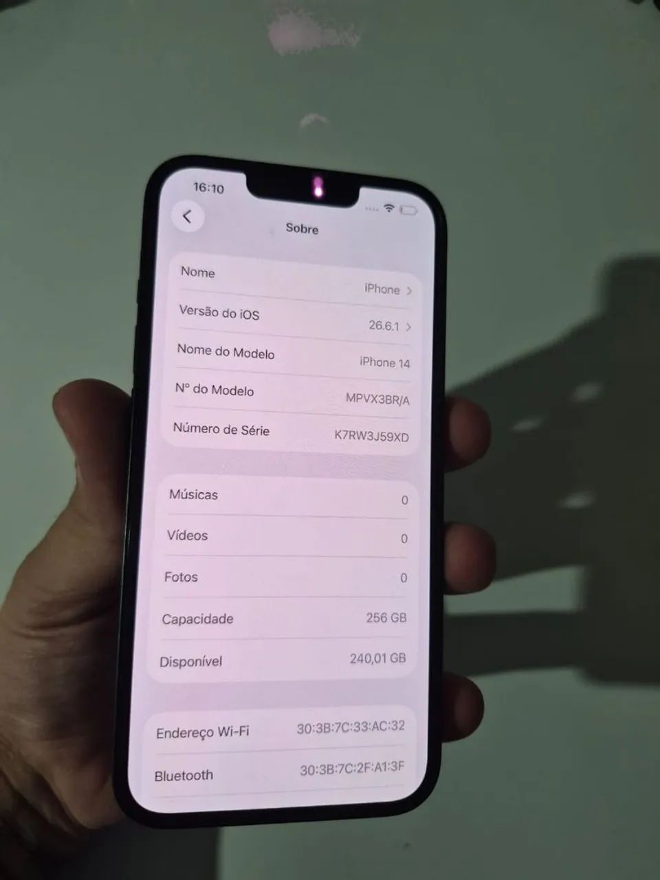 iPhone 14 , tudo original 256gb  - Foto 2
