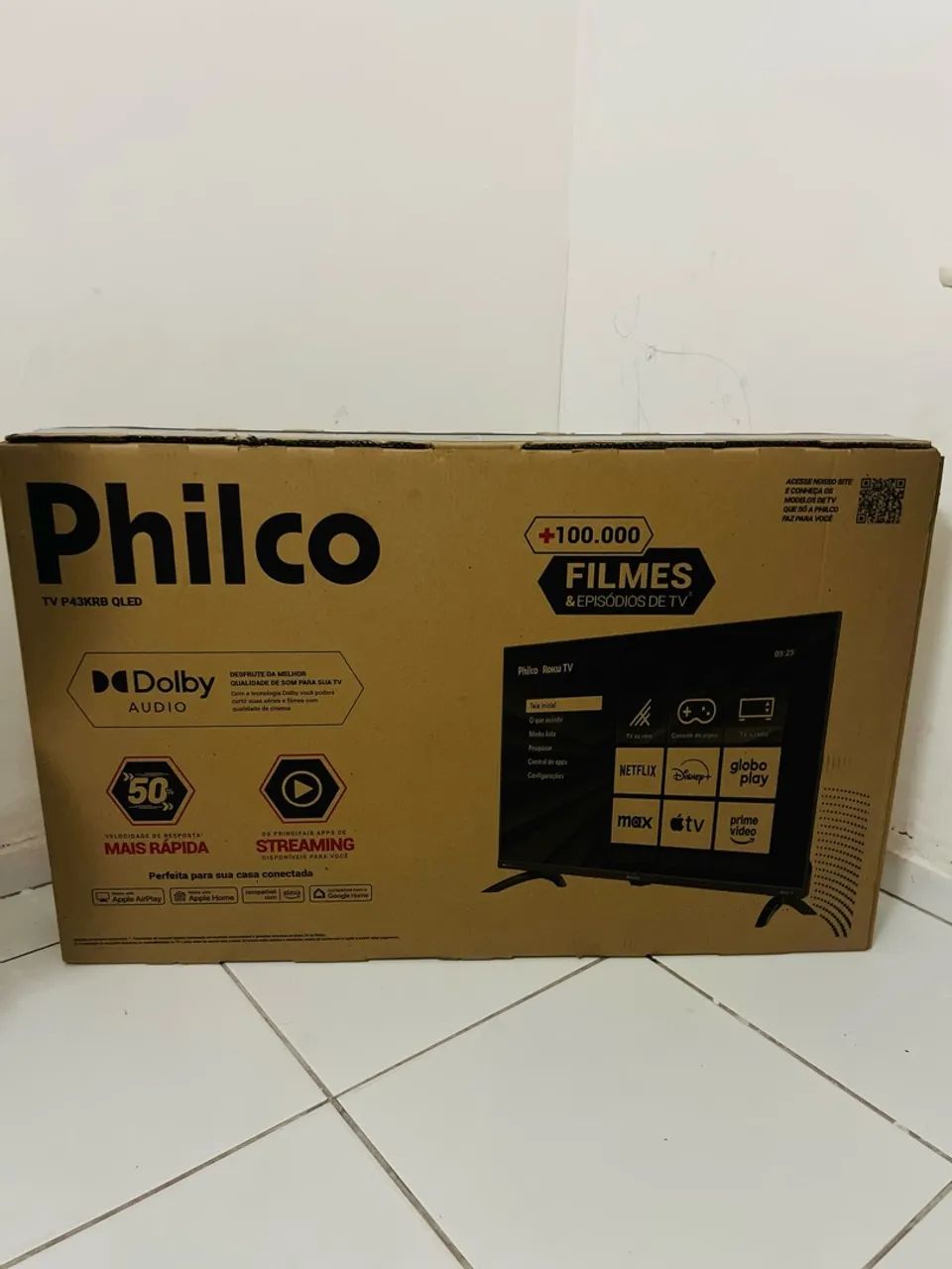 TV QLED PHILCO 43 POLEGADAS LACRADA