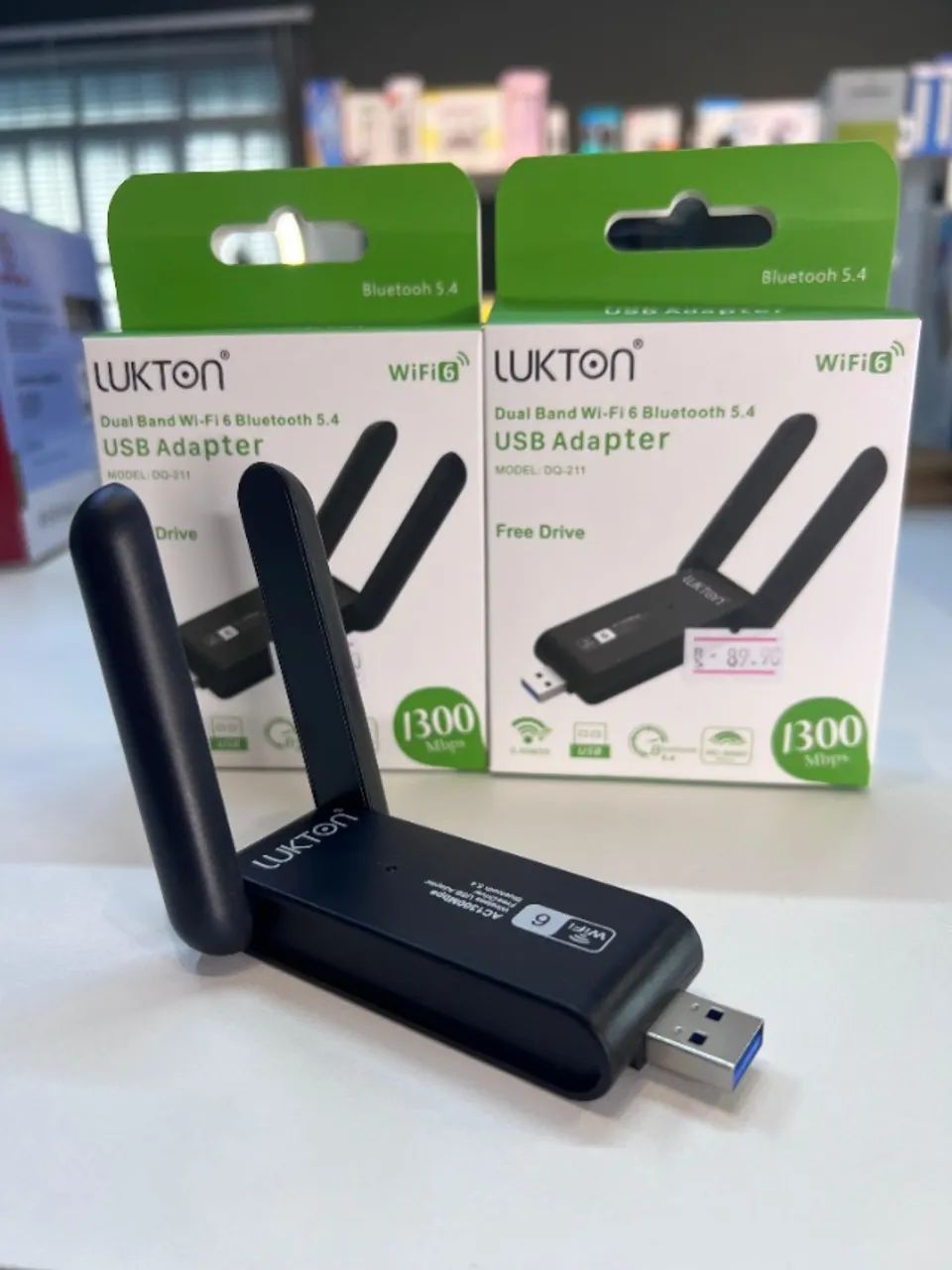 Adaptador Wi-Fi 6 USB com Antena por R$ 89,90! - Foto 4