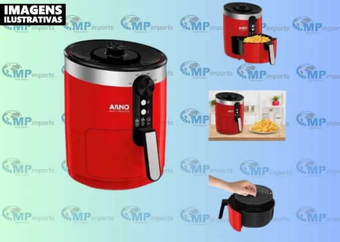 Loja MP Imports: Fritadeira sem Óleo AirFry Arno Moderna Vermelha VFRY - Foto 3