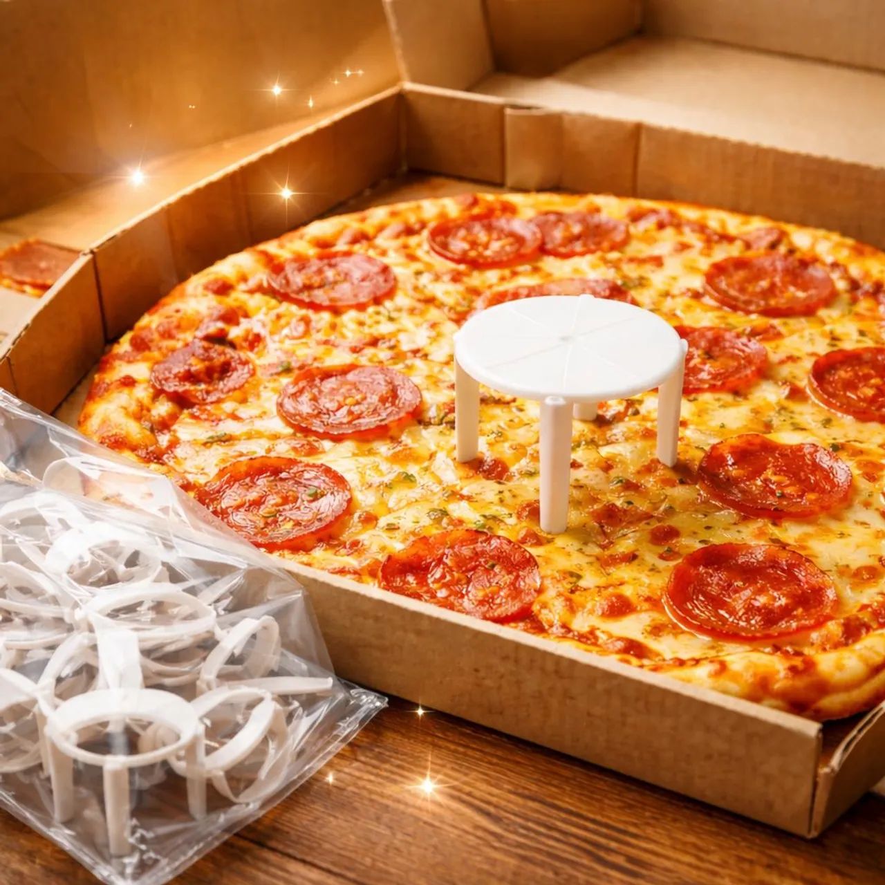 Mesinha para pizza- pizza saver - 500 UNIDADES 