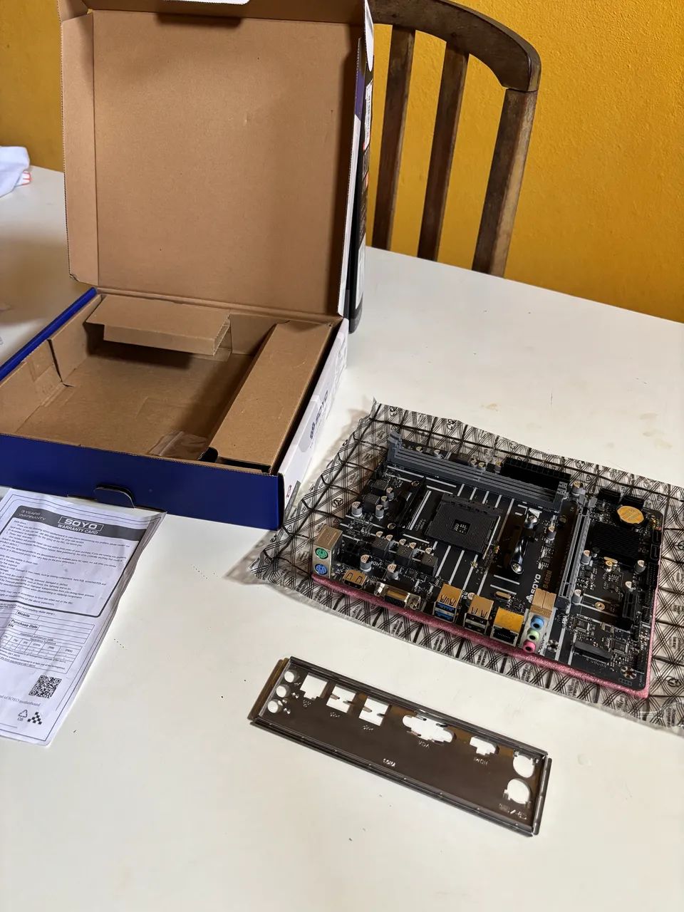 Placa-Mãe Soyo B450M Classic AM4 DDR4 + Caixa e Acessórios - Foto 4