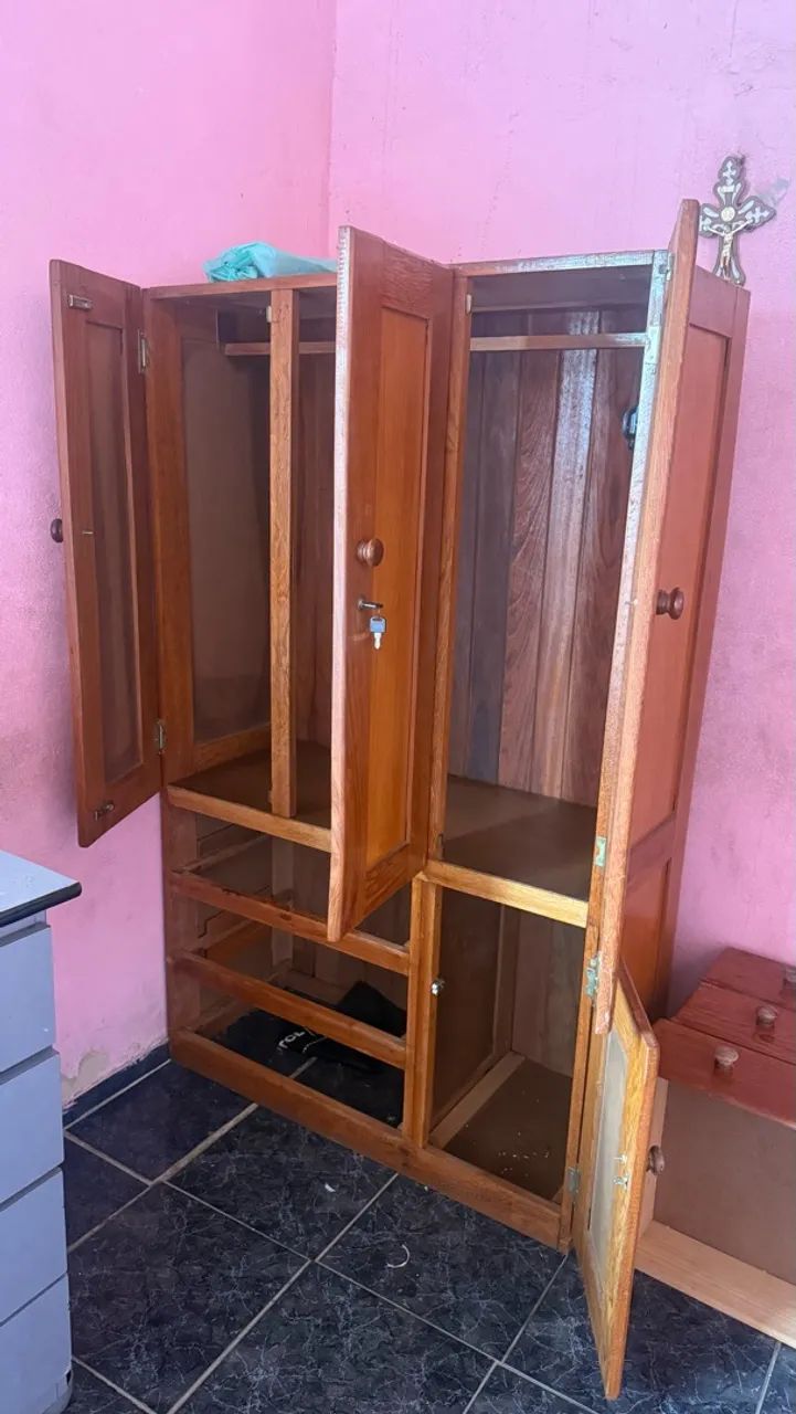 Guarda-roupa - madeira angelim - Foto 4