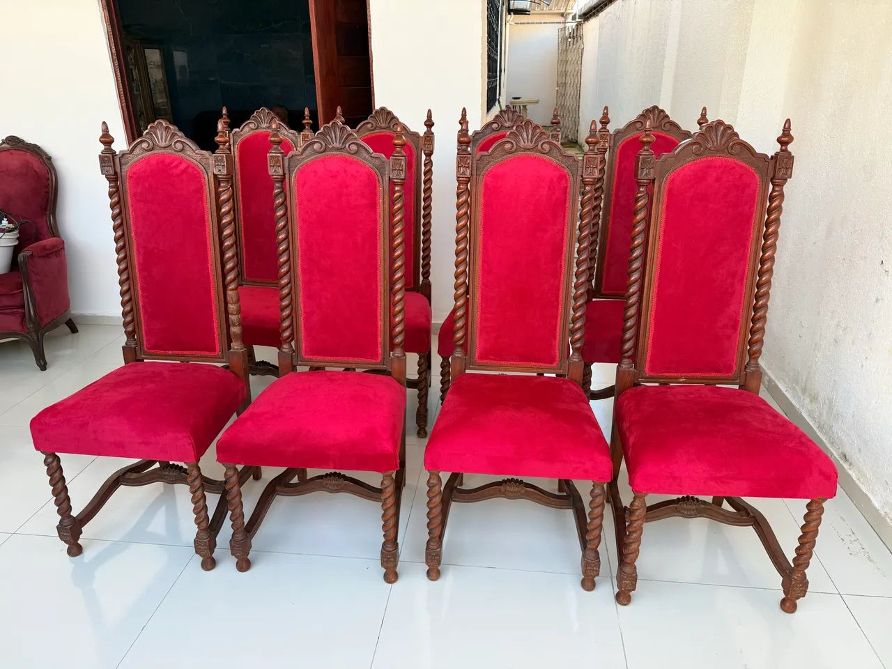 Cadeiras no estilo colonial - Foto 3