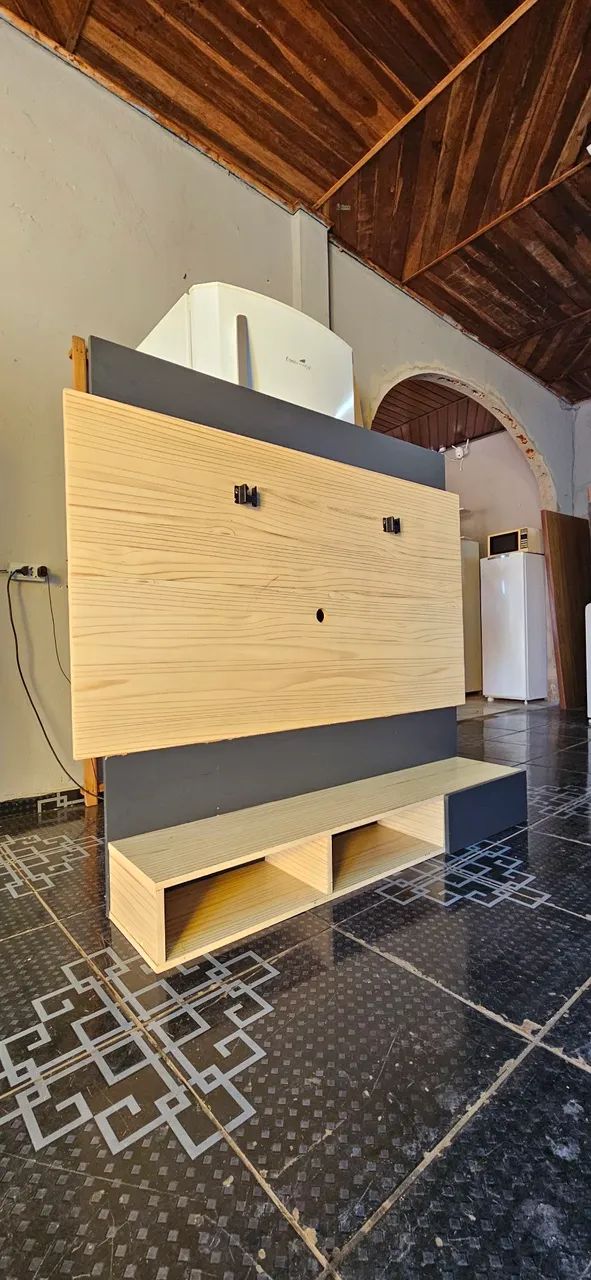 painel tv com nicho tv ate 43 polegadas - entrego  - Foto 5