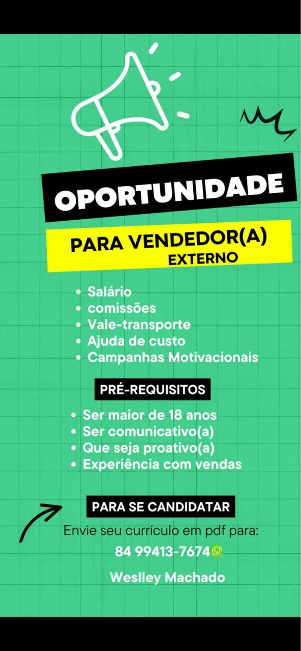 Vendedor externo imediato