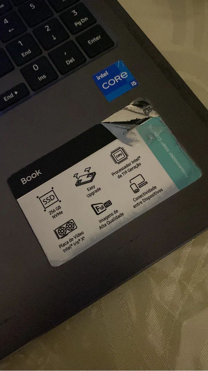 Notebook Samsung Book - Intel Core i5 11ª Geração