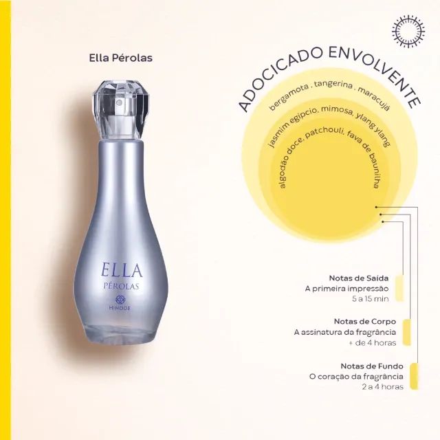Perfume Ella Perolas Hinode Original Pronta Entrega - Foto 2