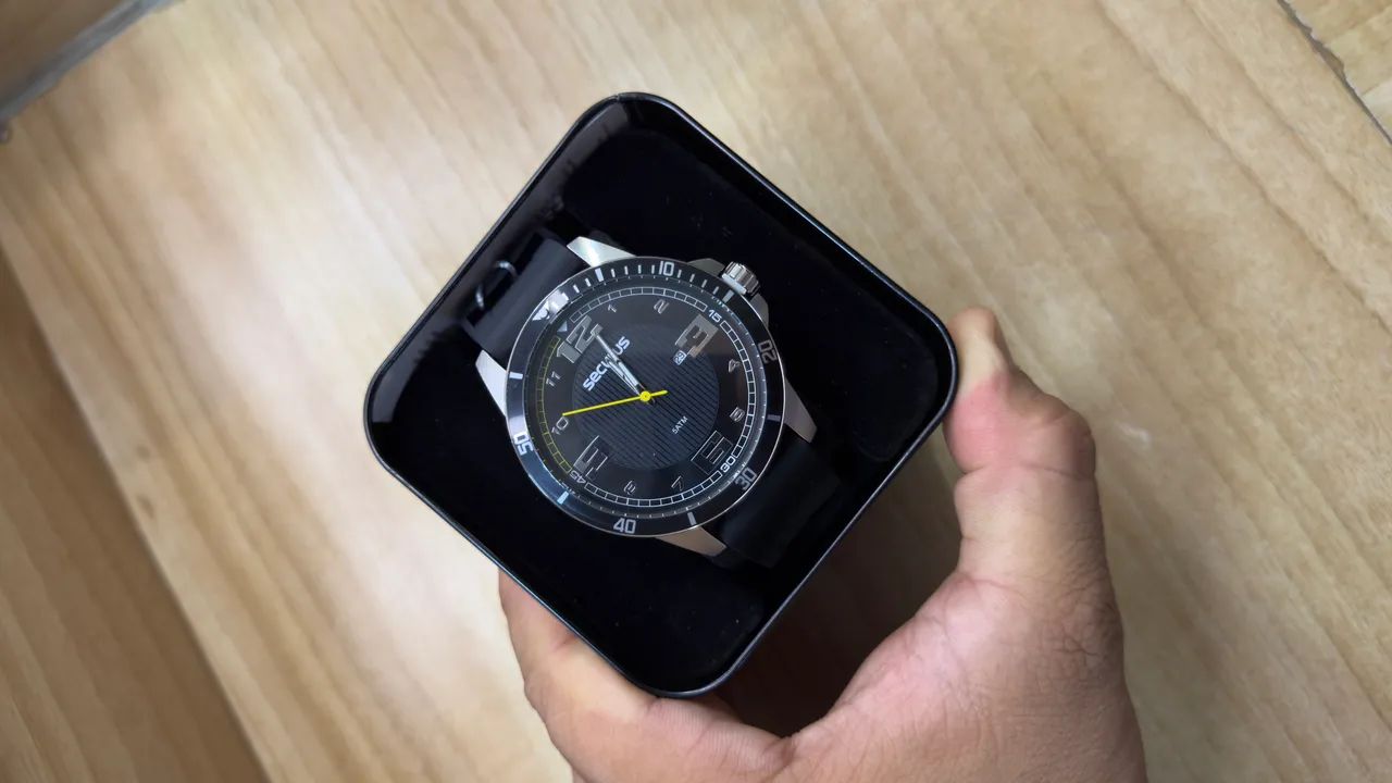 Relógio seculus novo original garantia 2 anos
