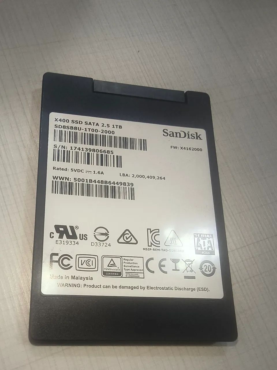 SSD SANDISK 1TB