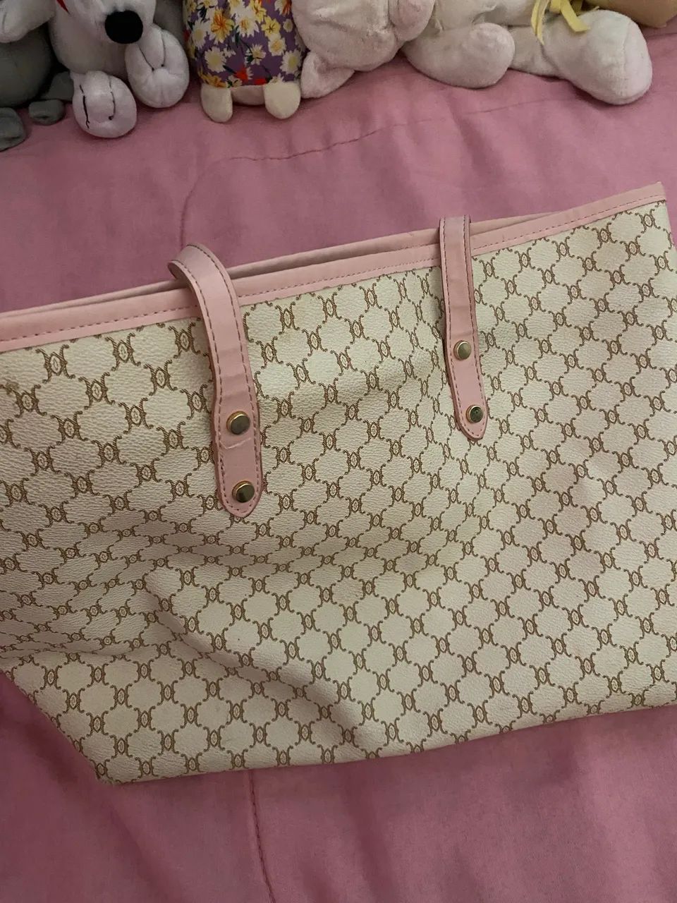 Bolsa média rosa
