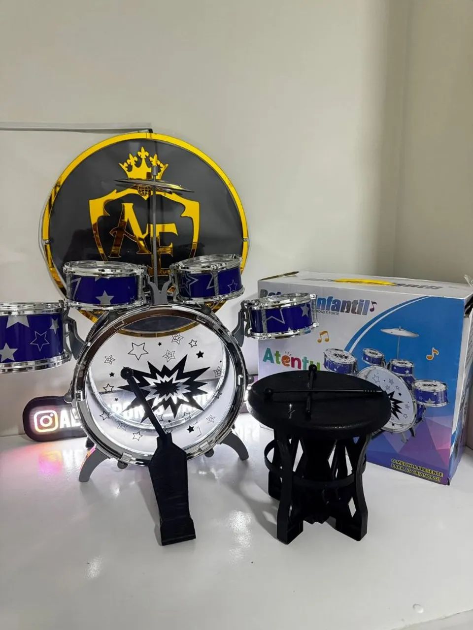 Bateria infantil Nova  - Foto 5
