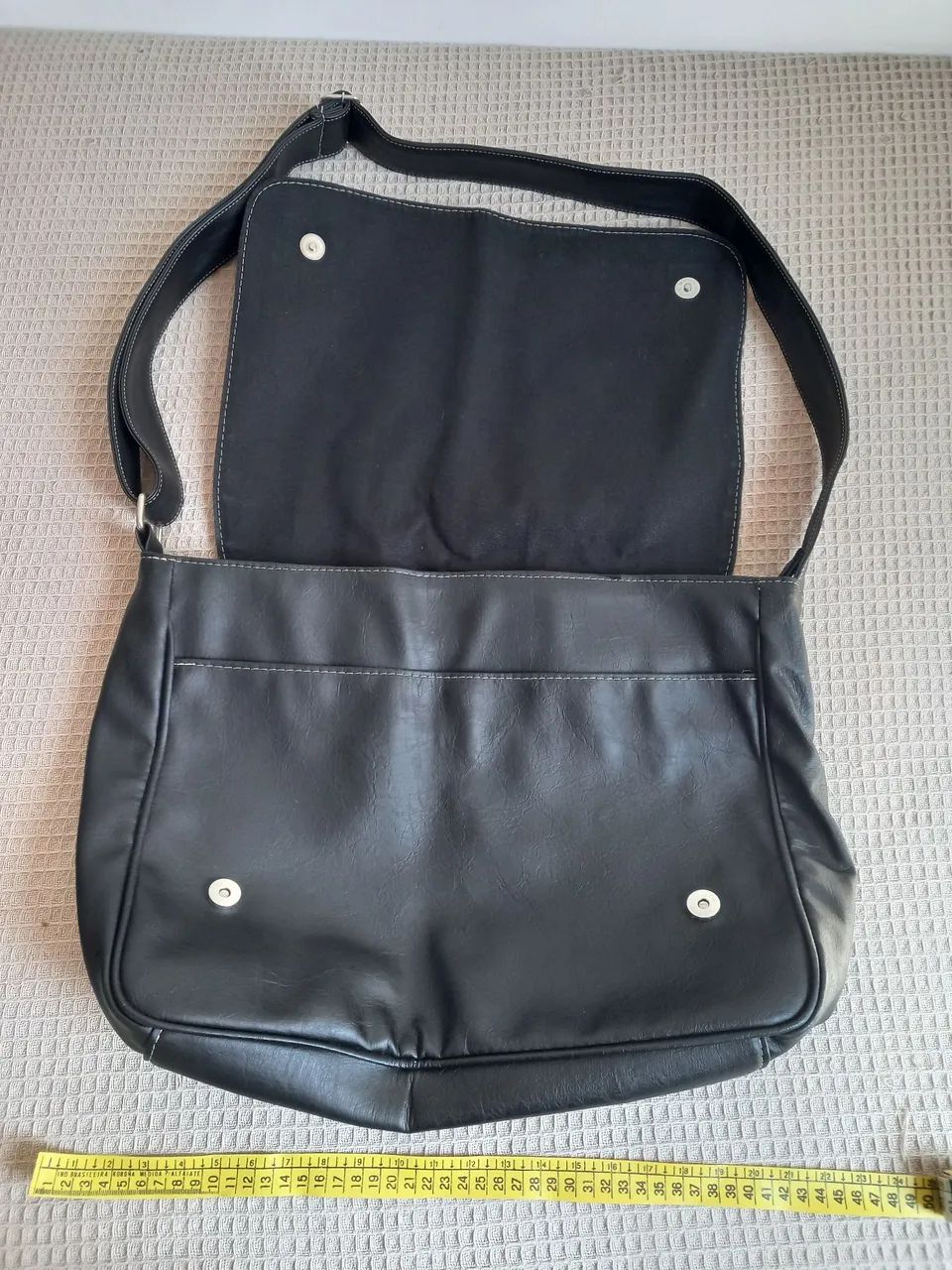 Bolsa de ombro. De couro. Original! Nova! Retirada em Taubaté! - Foto 3