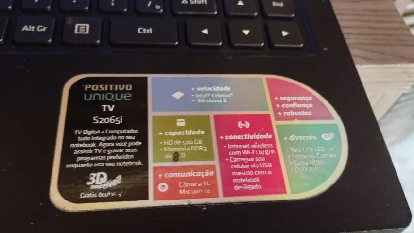 Notbook Unique  (TV)  S2065i e 3D - Foto 2