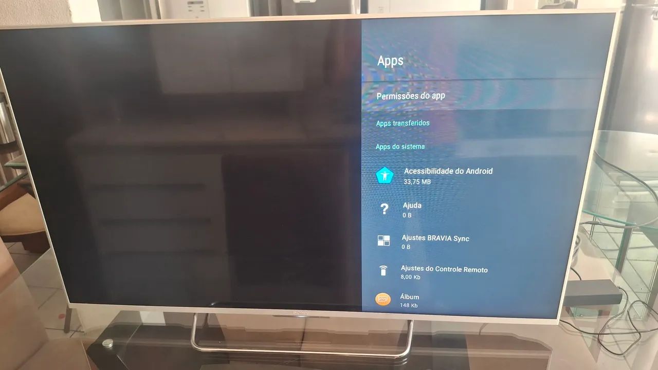 TV SMART SONY 55 ANDROID FUNCIONANDO TUDO PERFEITAMENTE BEM - Foto 4
