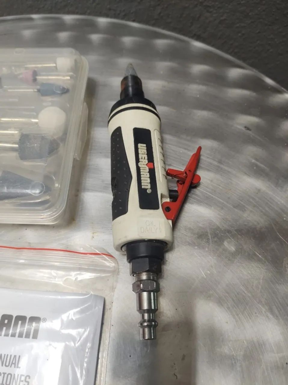 Kit Micro Retífica Pneumática Ubermann - Usada - Foto 3