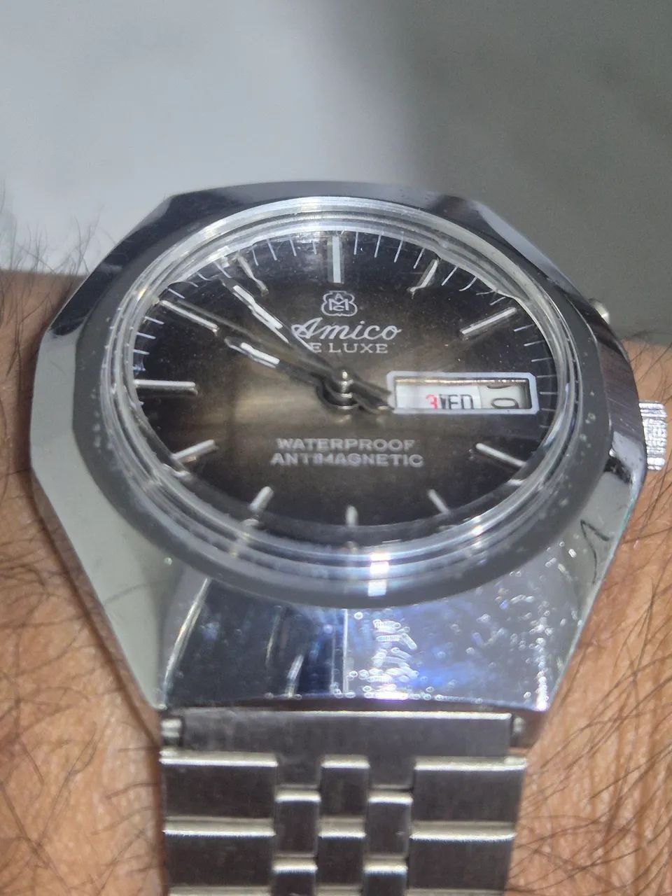 Relógio AMICO LUXE  MECÂNICO   -  REVISADO - Foto 2