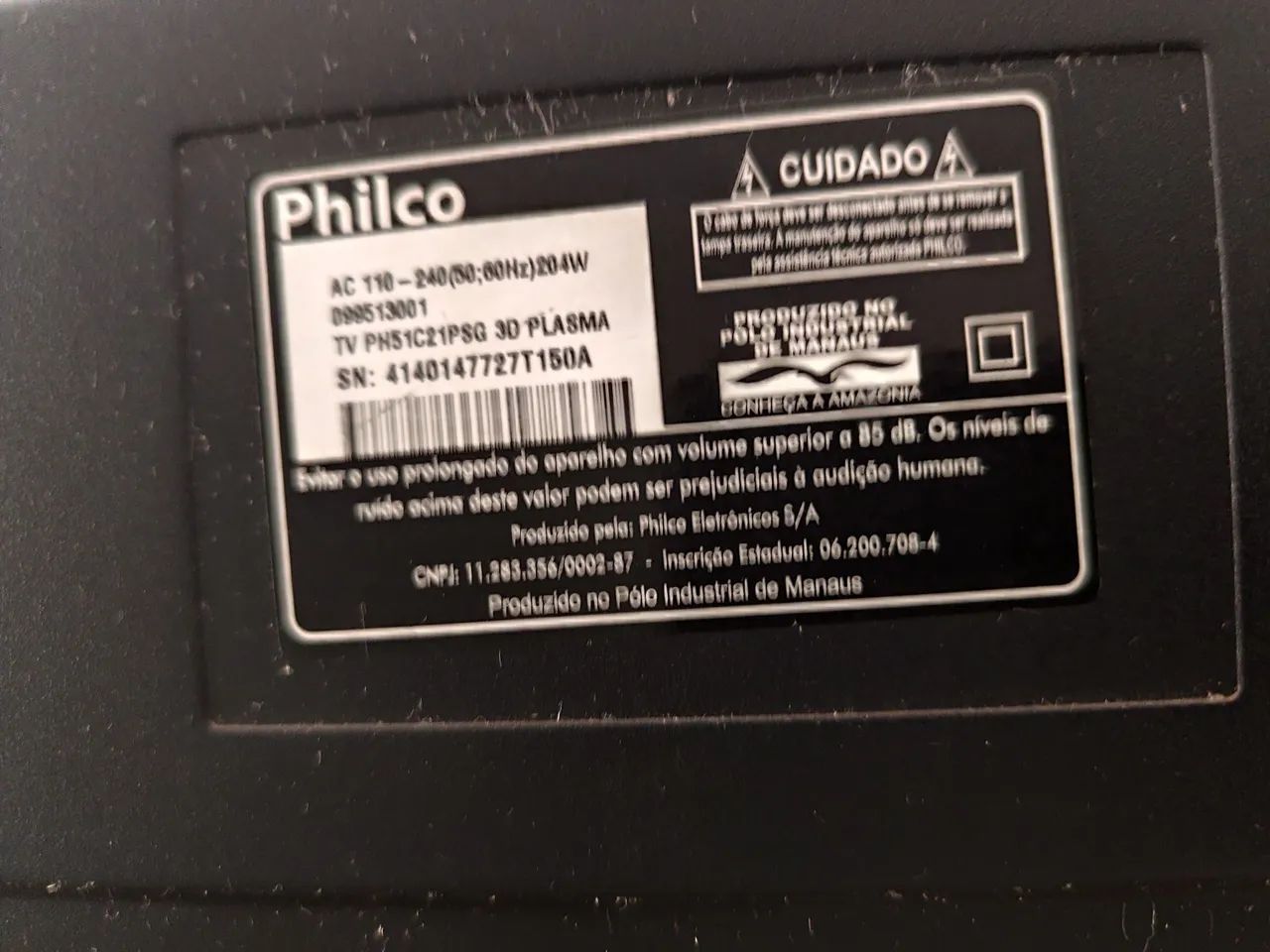 TV de Plasma Philco 55 Polegas - Foto 3