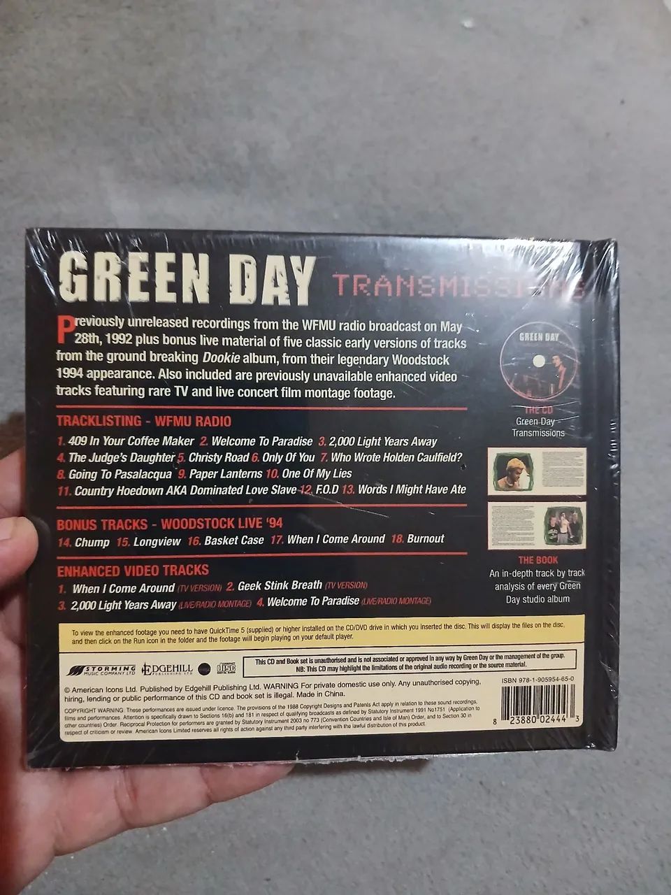 Kit Green Day CD +  copo +  fita cassete + box - Foto 2