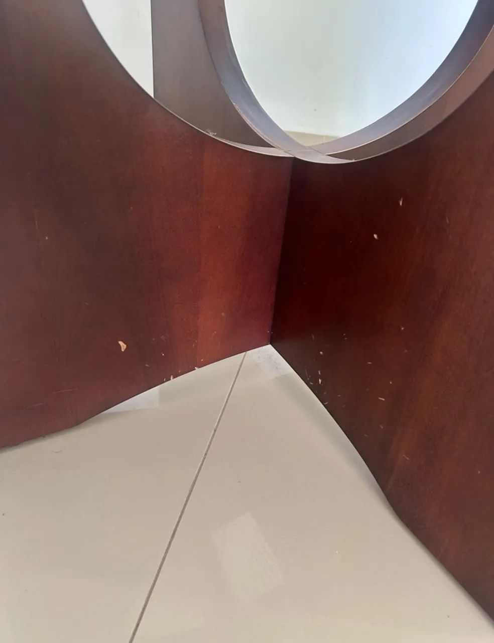 Mesa de jantar com tampo de vidro - Foto 3