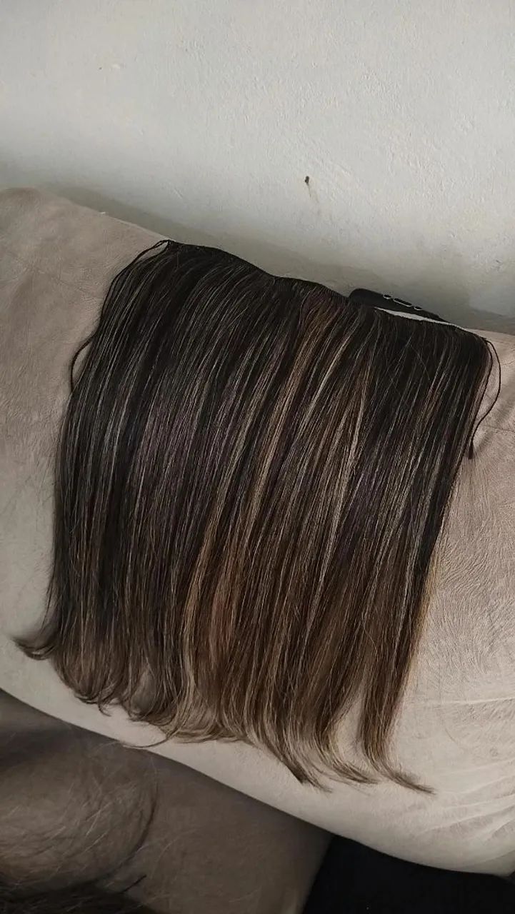 Cabelo Brasileiro iluminado 55cm - Foto 2