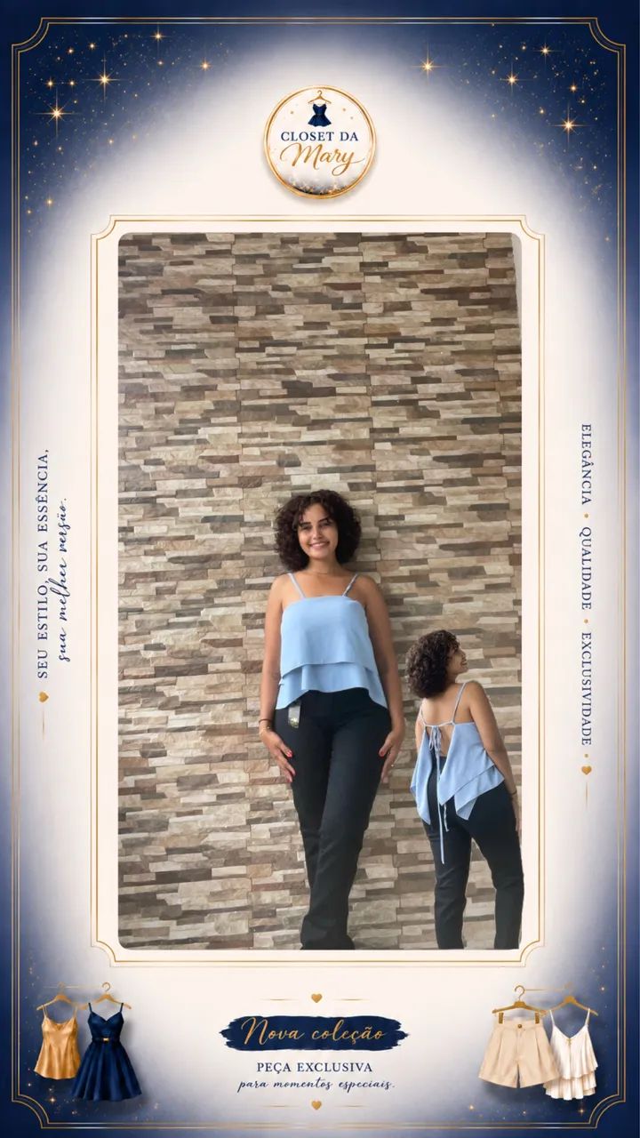 Calça jeans preta - Foto 2
