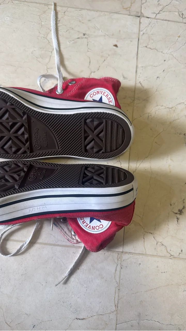 Tênis All Star - Vermelho original 37 - Foto 4