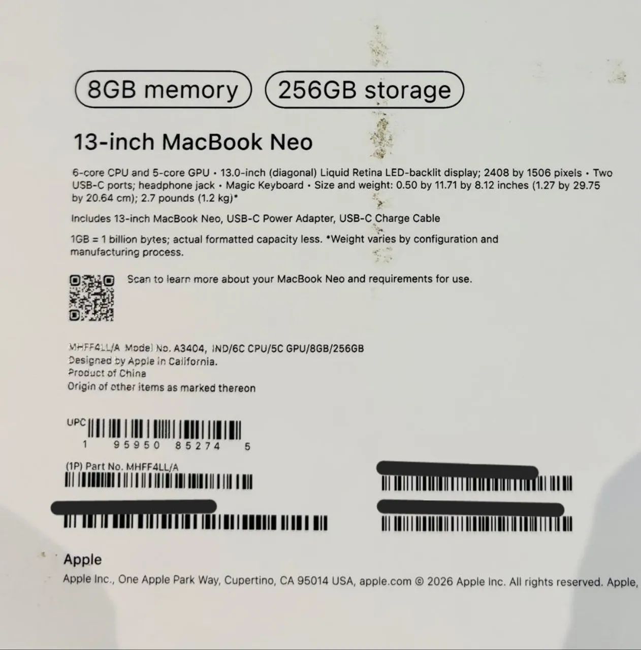 Apple MacBook Neo 256gb 8Gb ano 2026 zero - Foto 3