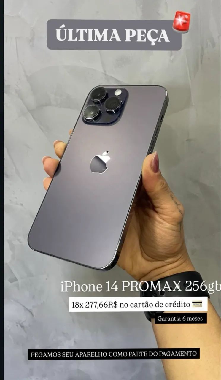 iPhone 14 Pro Max 256gb - Celulares e Smartphones - Jardim