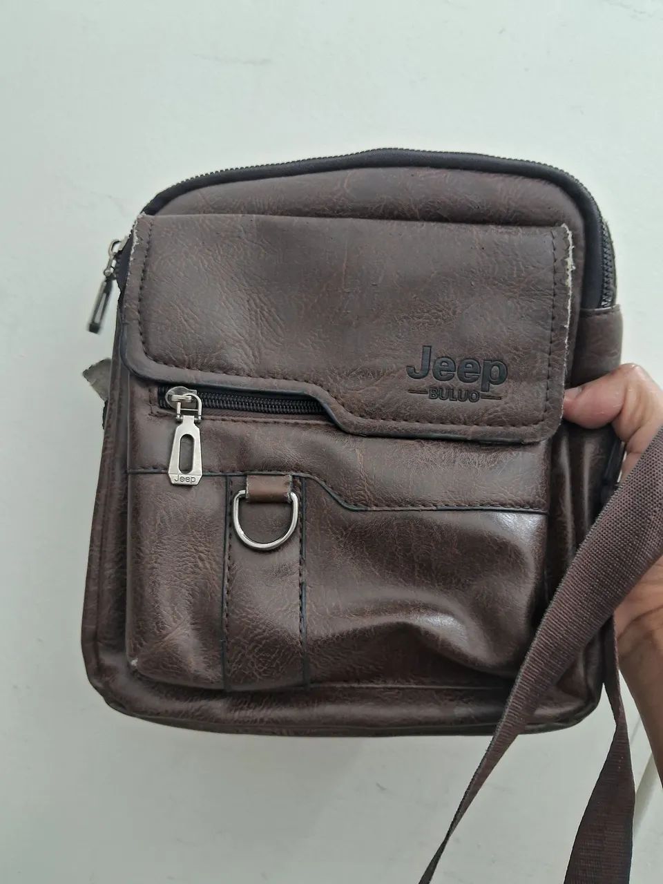 Bolsa Jeep Couro Boluo Em bom estado