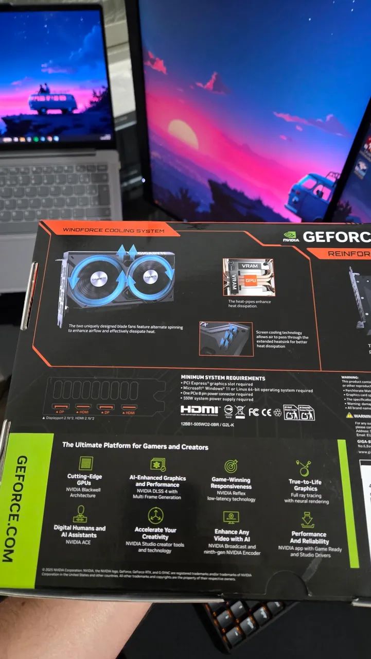 (Lacrada) RTX 5050 8 GB Gigabyte Windforce OC V2 - Foto 2