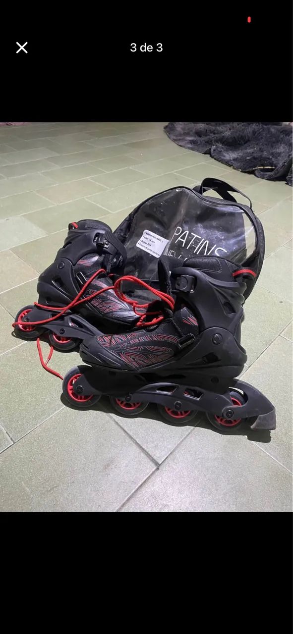 Patins Oxer ABEC-7 - Pouquíssimo Uso!