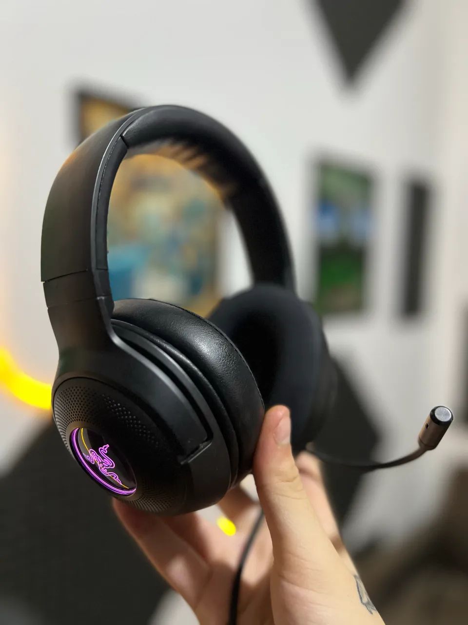 HEADSET RAZER KRAKEN V3 HEADSET GAMER USB CHROMA - Foto 3