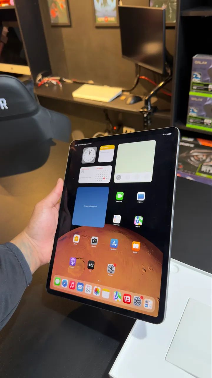 iPad Air chip m2 impecável com todos acessórios  - Foto 4