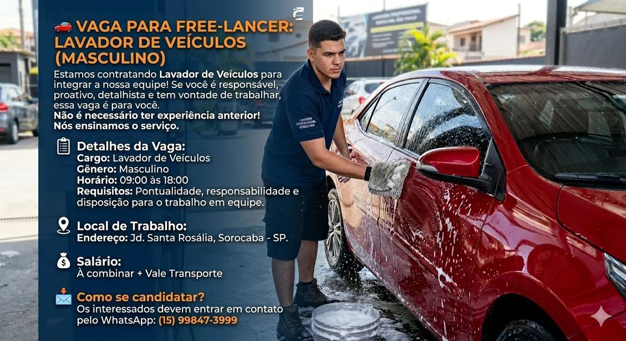 Free-lancer lava rápido 