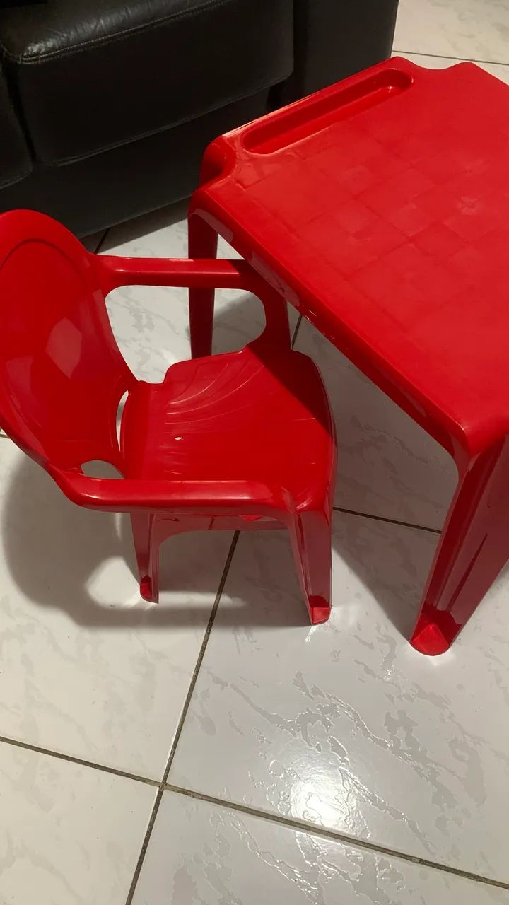 Conjunto mesa + cadeira infantil Tramontina - Foto 2