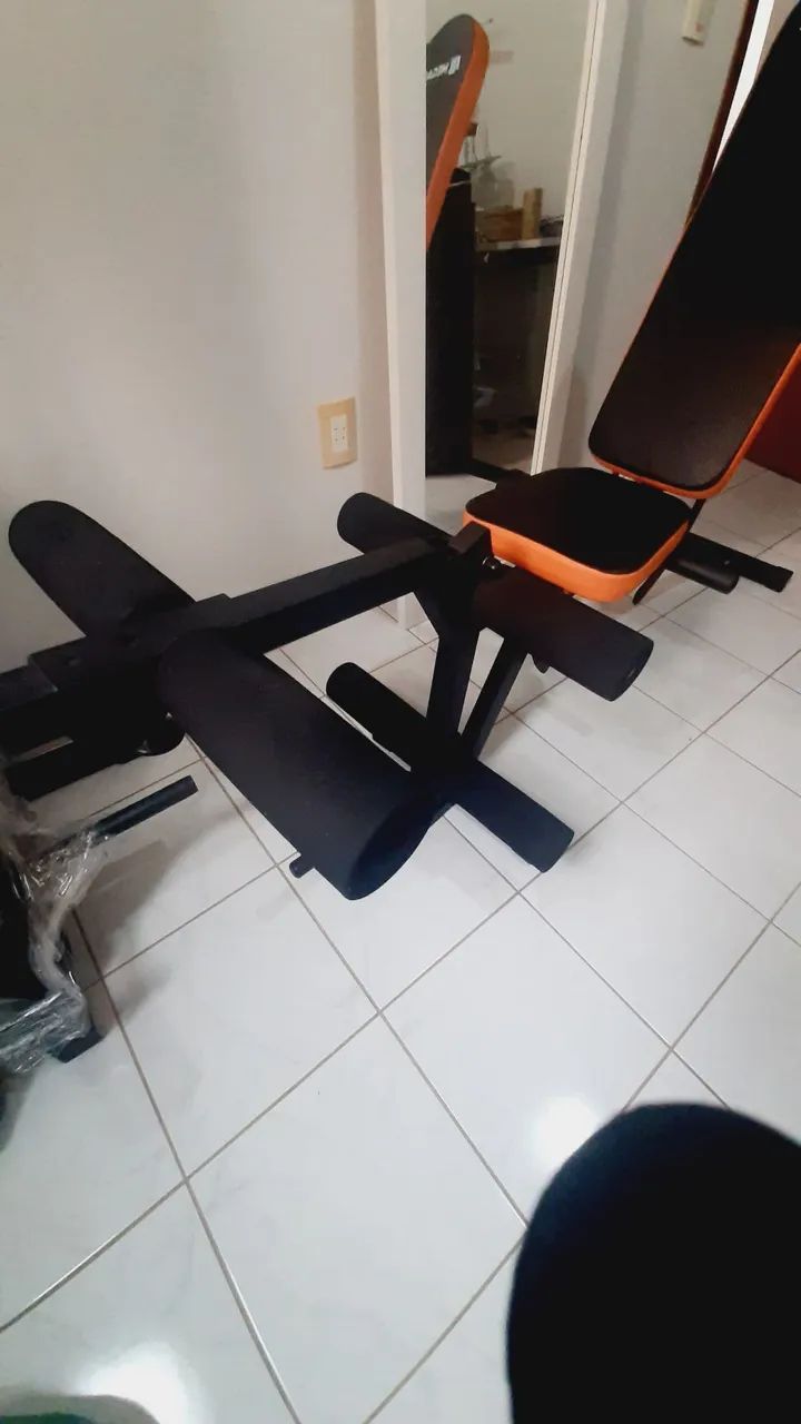 Banco Para Musculação com Cadeira Extensora - Foto 2