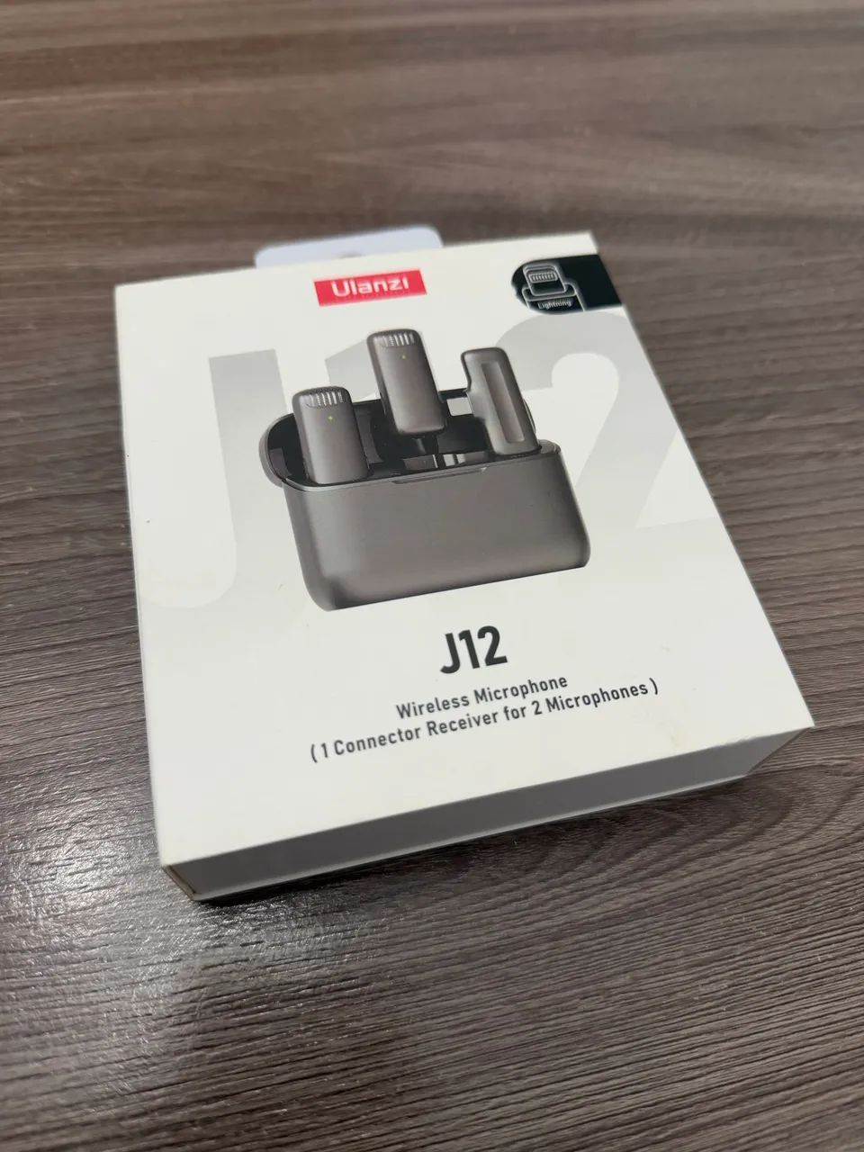 2 Microfones Sem Fio Ulanzi J12 Iphone Lightning