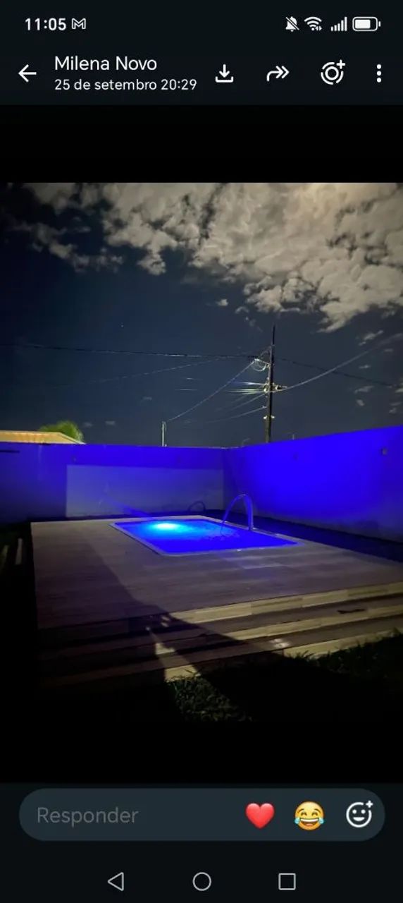 Alugo casa de praia com piscina 