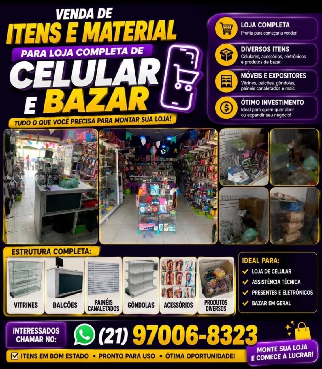 Celular, capa, películas tudo para se montar uma loja. - Foto 2