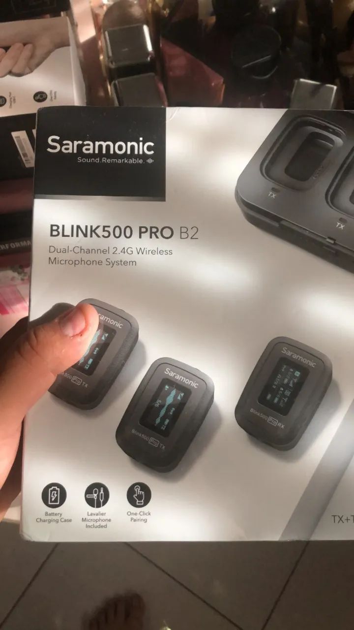 Microfone Saramonic Blink 500 Pro B2 + Suporte de Mic - Foto 5