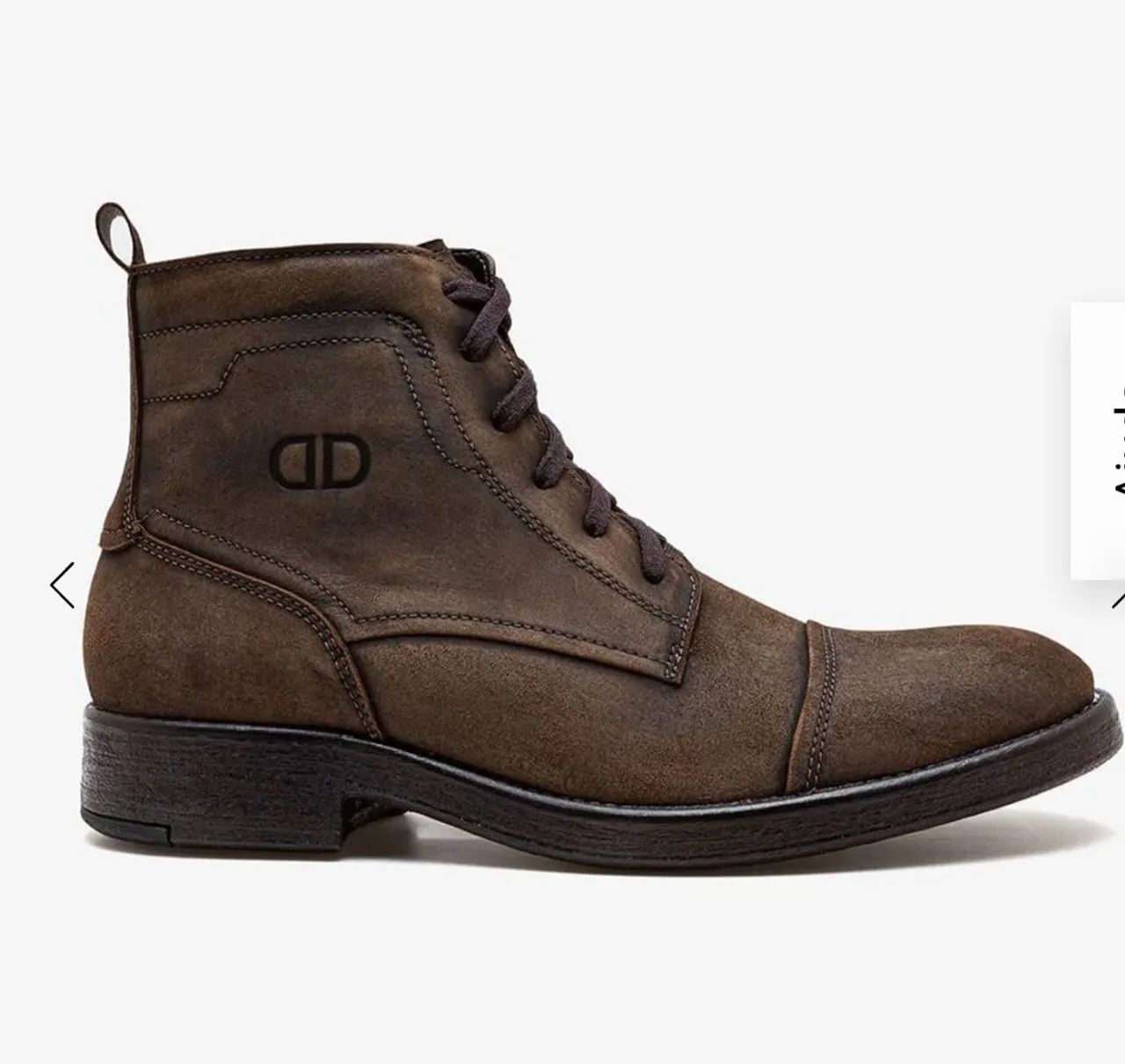 Bota de couro dust - Foto 3
