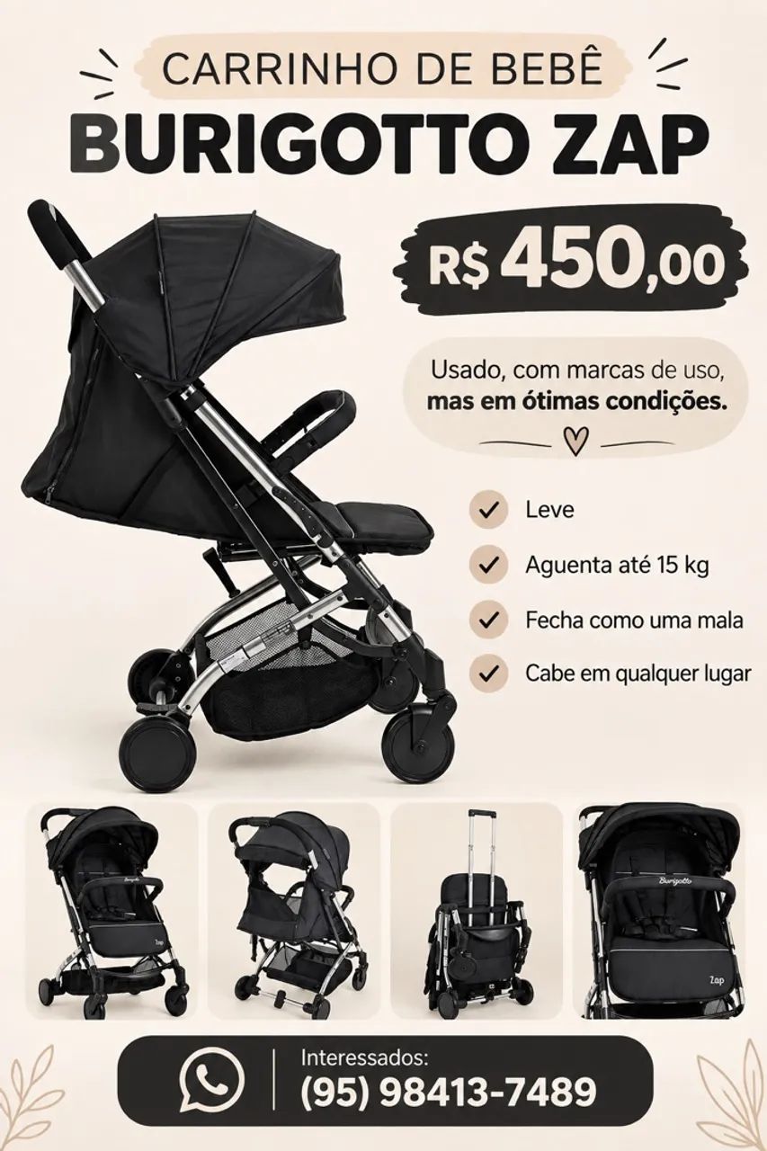  Carrinho de bebê