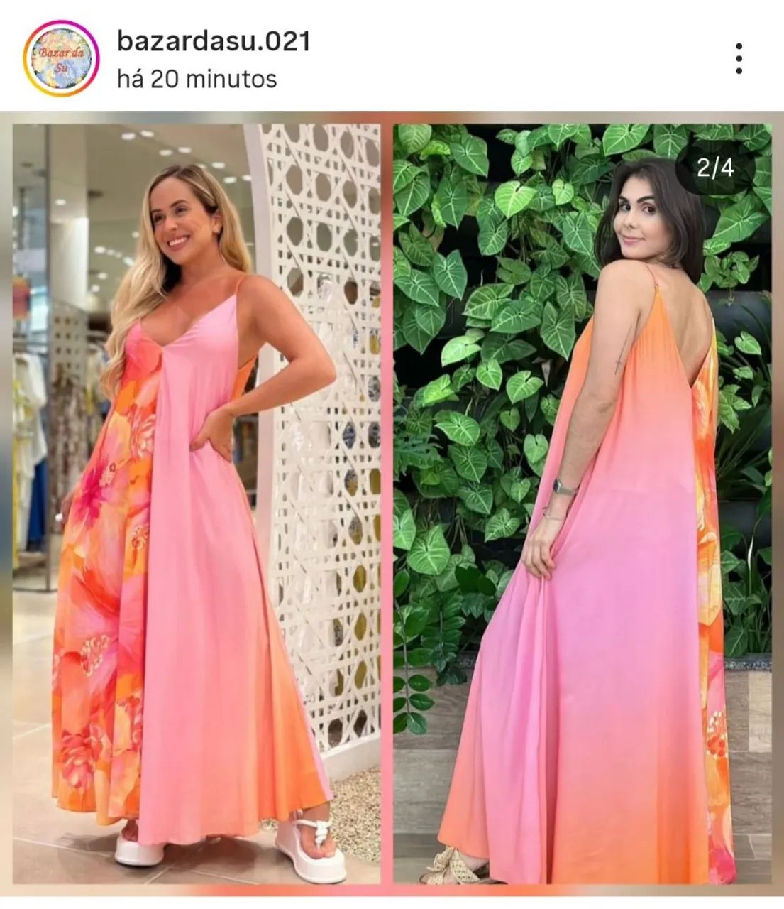 Vestido estampado Caribe Farm - Foto 2