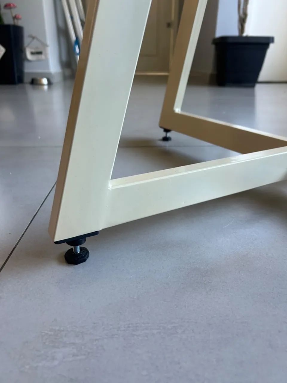 Mesa Jantar Redonda 100cm Mdf Metal - Foto 2