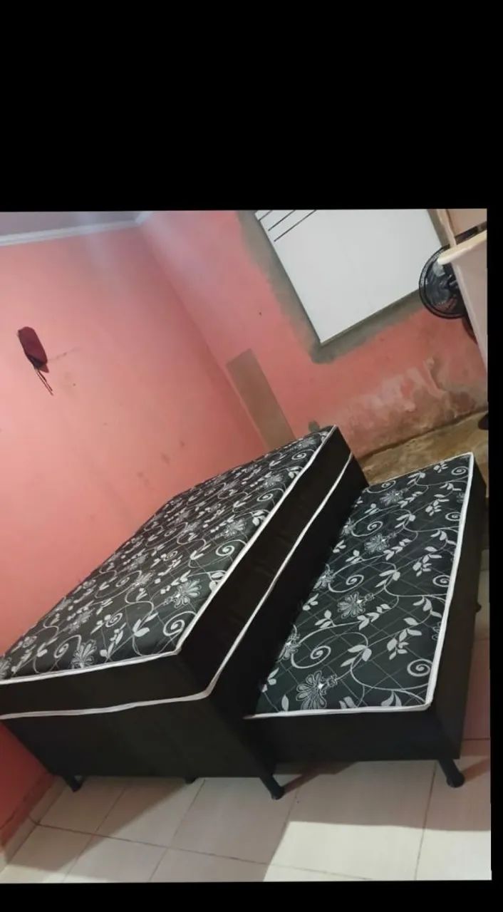 Bicama Box Solteiro Com Molas Ensacadas
