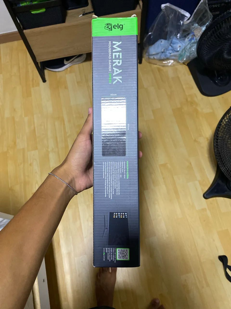 Mousepad Gamer Speed, Extra Large, 90x40cm, Preto - Foto 4